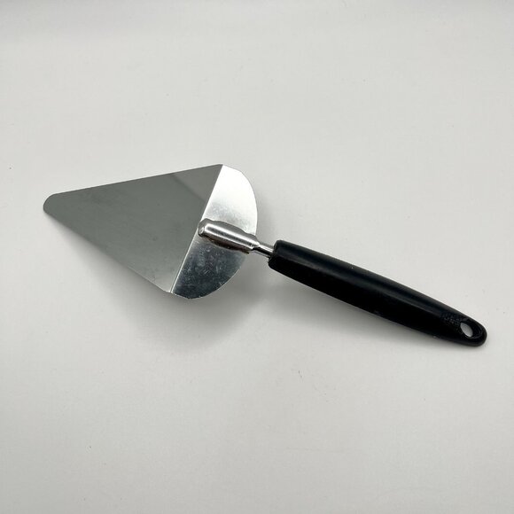 Vintage EKCO USA Pie Cake Server Black Handle Stainless Steel Kitchen Utensil - Picture 2 of 6